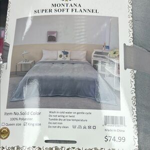 Super Soft Flannel Bedding Set - Gray
